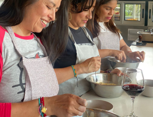 clase de cocina mujeres
